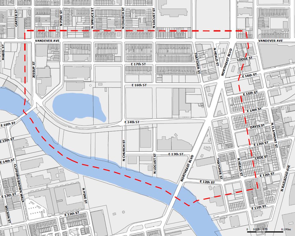 PROJECT GOALS Study Area Improve access to the Wilmington CBD and the Brandywine Riverfront Improve Multi-Modal Network Linkages Improved Traffic Operations Support Economic Development and Job
