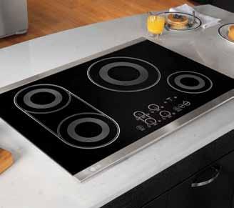 Radiant Cooktops Steady Heat Elements Steady Heat cooking elements deliver constant heat at any temperature for more precise heat control, and respond quickly to every power setting adjustment.