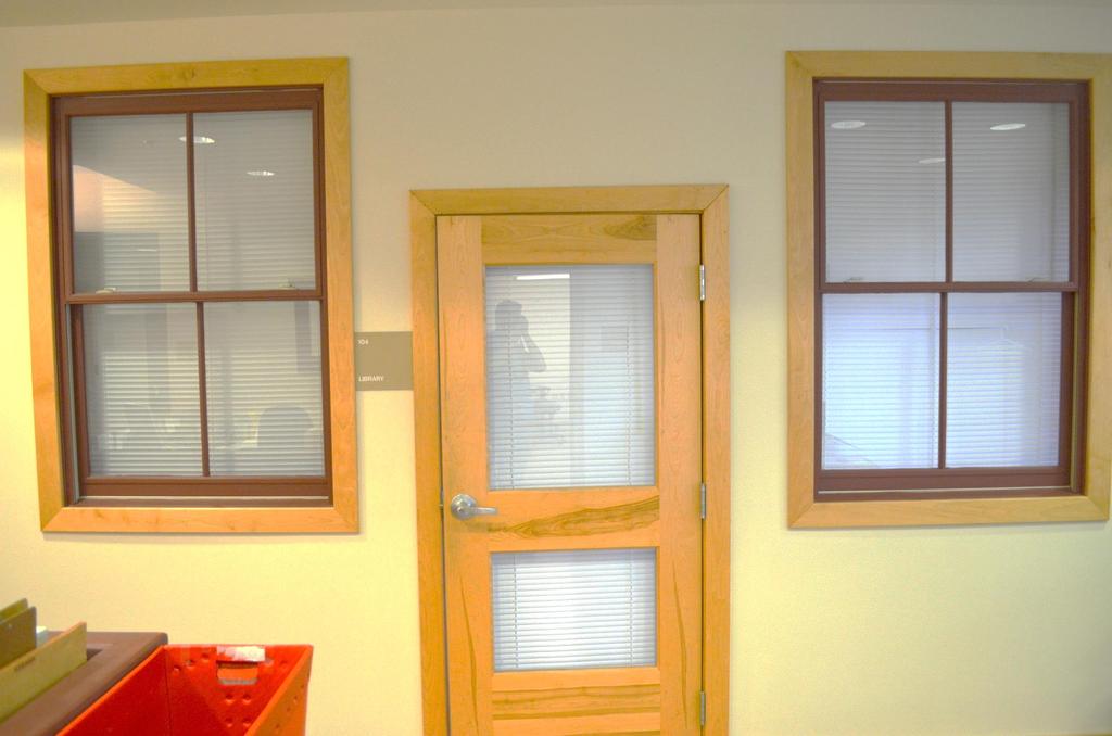 Existing Library Wall Windows