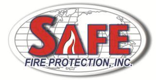 Distributed by: SAFE Fire Protection, Inc. 8914 Brittany Way Tampa, Florida 33619 813.664.8989 www.safefireprotection.