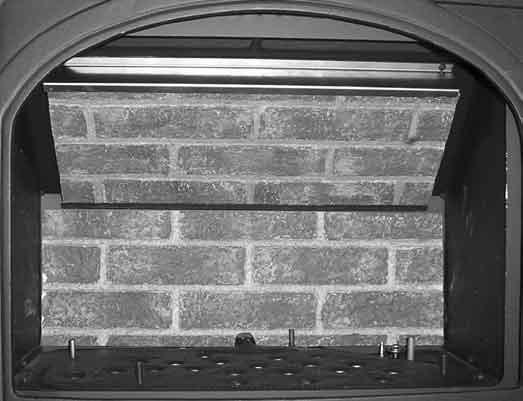 INSTALLATION OF PANEL SET: Secondary Installation The brick panel set is fragile.