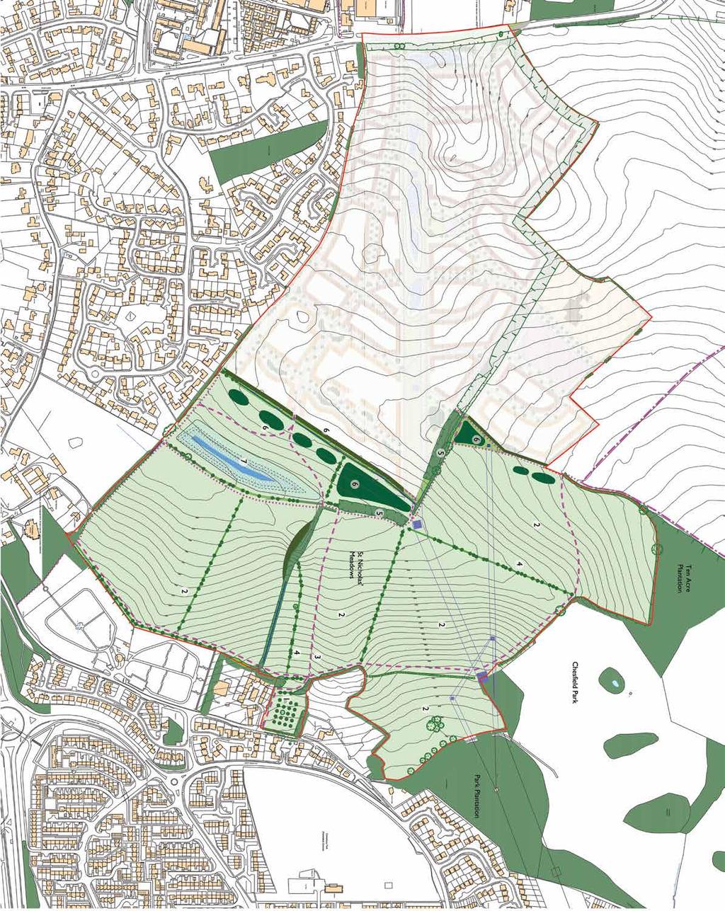 Land North of ST NICHOLAS MEADOWS Our ideas have progressed with full recognition given to the literary significance of the area. There is a need to deliver new homes.