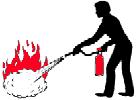 AFTER USING AN EXTINGUISHER REMEMBER, REPORT TO HSE DEPT /
