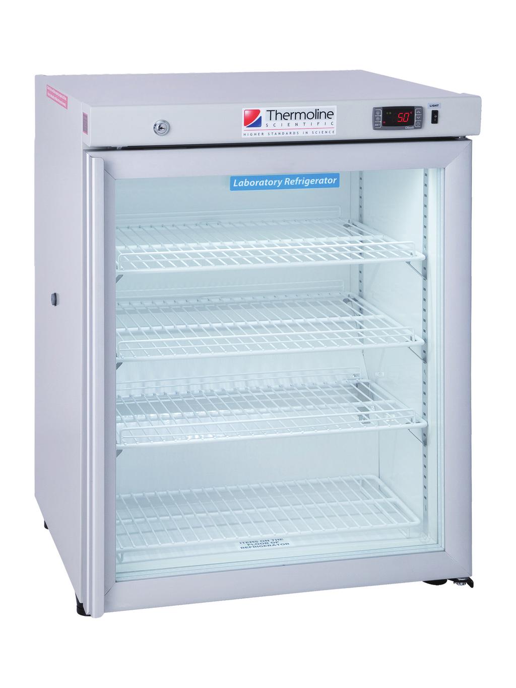 (Image: TELR-145-1-GD) Applications and design features Four Economy Laboratory Refrigerators are available up to 740 litres in capacity to meet the general purpose laboratory requirements for