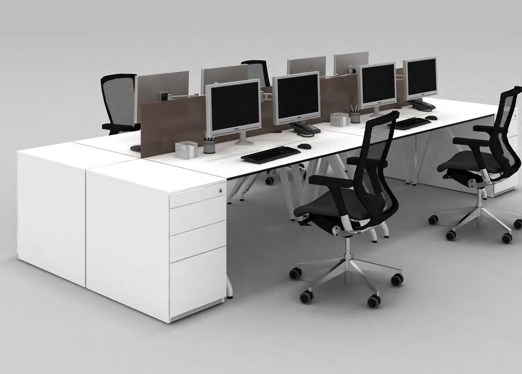 Functionality and aesthetic appearance, simplicity and flexibility are all characteristics of the contemporary workplace and each element is embodied in the Arkus office desk.