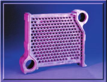 Superior heat transfer properties of the castiron permit use of smaller, compact heat exchanger sections.