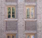 Brick detailing can be used to pick up and