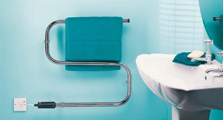 THE CORE RANGE The TR range Our range of TR towel rails are permanently liquid filled for maintenance free operation. They can be mounted for left or right hand cable entry.