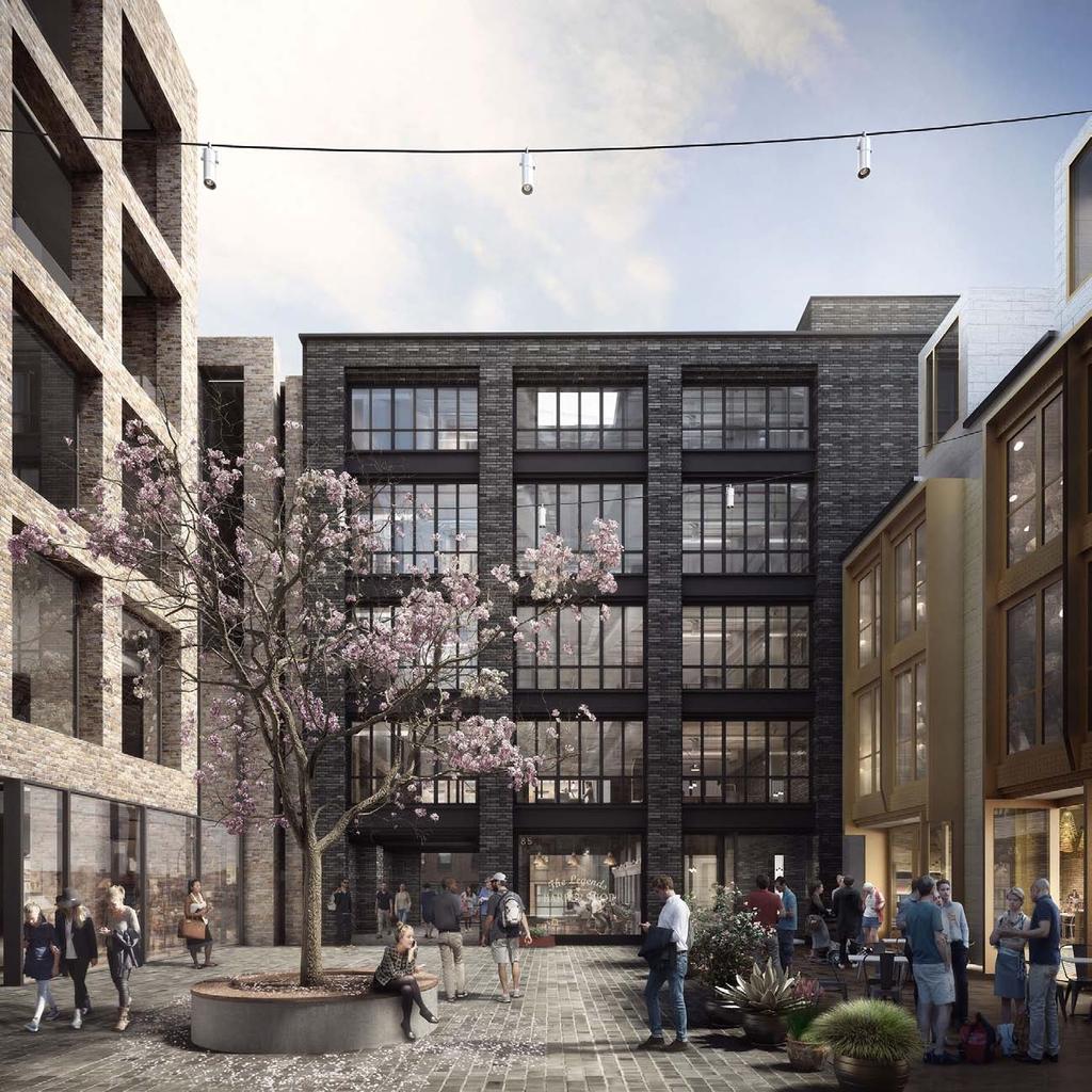 5.0 Public Realm Blossom Yard The yard space associated with building S will provide a new publicly accessible space between