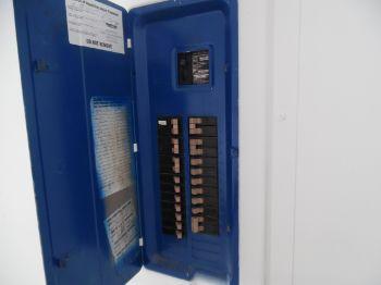1. Electrical Panel Electrical Location: Main Location: Location: Located in the garage. Double tapped breaker(s) inside panel box (more than one electrical conductor attached).