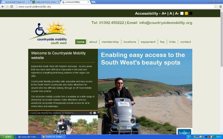 Page 3 Countryside Mobility Scheme This is a scheme you can join which lets you hire special scooters