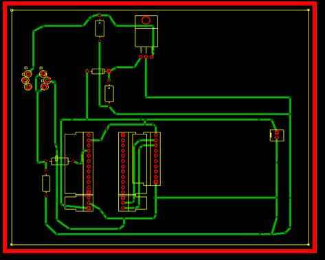Fig.1.1. a) PCB layout of a wireless gas sensing system. system. Fig. 1.1.b) PCB layout of a wireless gas sensing II.