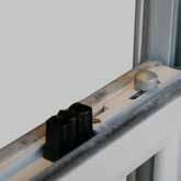 3 Security blocks fitted to the top sash to stop lateral force being used to push the