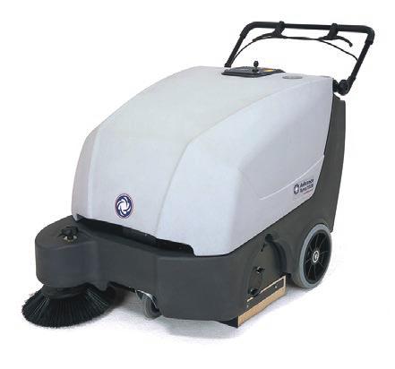 Sweepers An Advance Sweeper for Dust-Free Sweeping Available in walk-behind and rider models, Advance sweepers prove to be effective in a wide variety of applications and floor