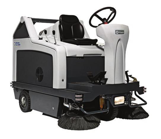 Advance SW8000 Superior Dust Control and Productivity The Advance SW8000 is unsurpassed in indoor and outdoor power sweeping.