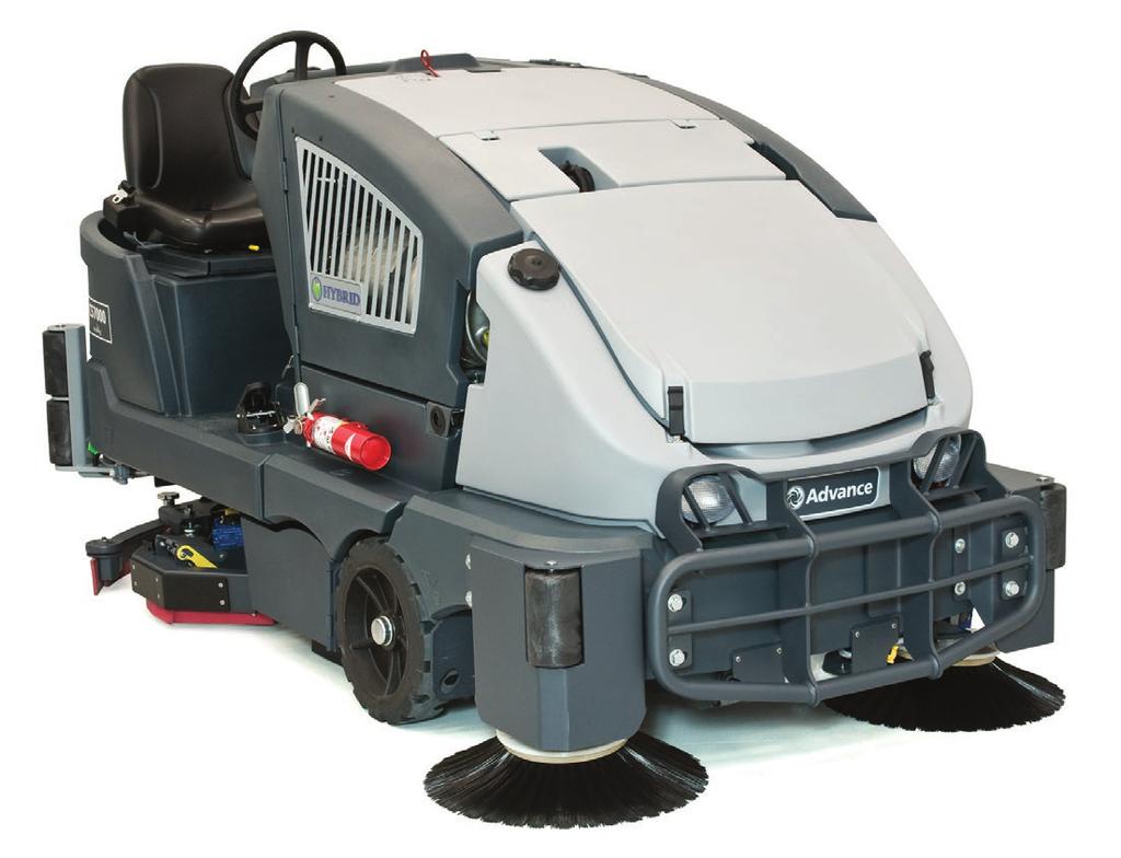 CS7000 Hybrid & Battery Drive Combination Sweeper Scrubbers GREENER. CLEANER. SMARTER. The industry s first Hybrid and epower Drive Combination Sweeper Scrubbers slash your total cost of ownership.