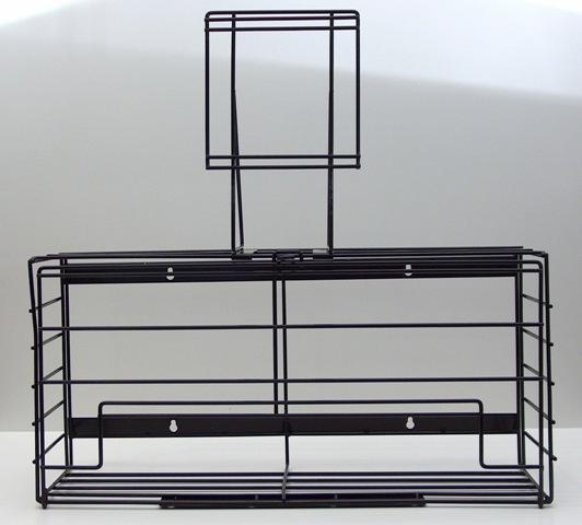 Complete 4 Product Locking Wire Rack System Top rack is used to mount ZDS