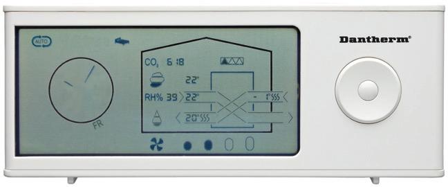 EASY OPERATION With Dantherm PC-Tool or wireless remote control Remote control* With an optional wireless remote control the user gets access to: Automatic demand control* Manual operation Weekly