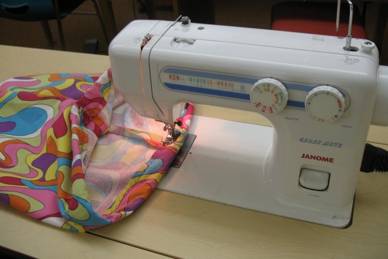 Step 15: Preparing to Sew the Casing NOTE: This step involves sewing in a big circle around the top of the bag.