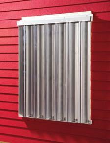 yellow in the sunlight These panels are also lightweight and reusable ACCORDION SHUTTERS These aluminum shutters close in only seconds to secure an opening Accordion shutters can be opened quickly