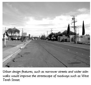 4: URBAN DESIGN WILLOW PASS ROAD The two distinct sections of Willow Pass Road are identifiable because of a railroad underpass/interchange located at Range Road: 1. Beacon Street to Range Road.
