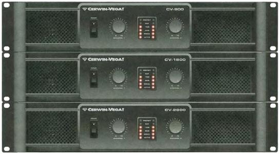 Suggested Price List Cerwin-Vega Amplifiers Available in three models these rugged, 2U rackmountable, workhorses feature state-of-the-art designs which include a highly efficient tunnel cooling