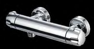Heatguard Bar Shower The Heatguard Bar Shower is a TMV2 approved dual control thermostatic bar shower mixer.