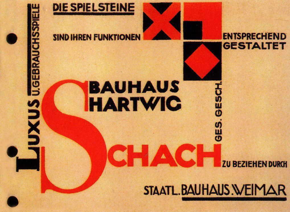 The Bauhaus Even though most people think about the Bauhaus as a place for crafts and architecture, its fingerprint on graphic design cannot be underestimated.