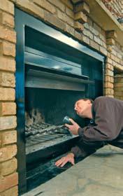 Natural gas fireplaces Many homeowners are enjoying the comfort of a fire without logs or matches.