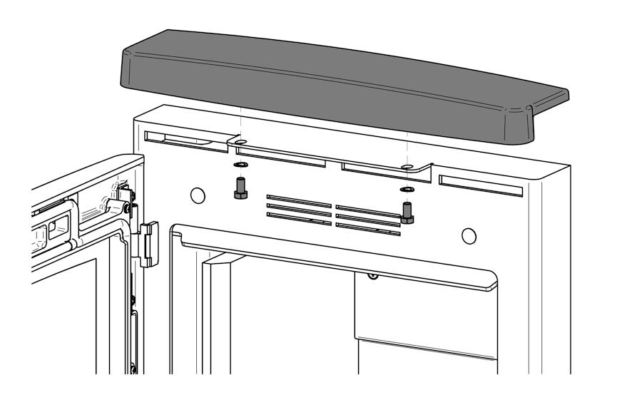 Installation Instructions 2. Cast Top The appliance is supplied with a cast top plate (part no. CA7672). 2.1 The cast top has 2 x ledges on the bottom face to space it off the top of the appliance and 2 x threaded holes on the underside ledges.
