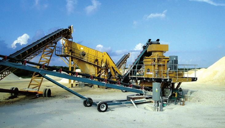 Applications Fractured gravel Design Features Large receiving hopper Adjustable feed diverter within the feed hopper ensures even feed distribution Externally adjusted feed tube, with a convenient
