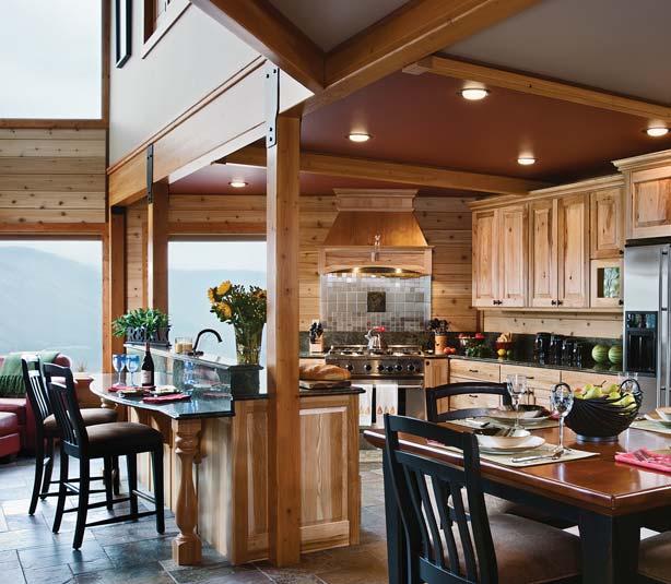 For the better part of two decades, Greg and Linda Hughey knew they wanted a log home. They went to home shows, talked to developers and toured properties in scenic areas.