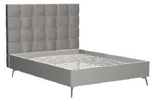 BEDROOM LUGANO BED Stone Gray Frisco Fabric Matte White Lacquer / Titanium Gray Burnished Steel QUEEN H 52 ¼ W 66 ½ D 84 ¼ 37860BNCKW52067 $1,849 KING H 52 ¼ W 82 ¾ D 84 ¼ 37860BNCKW92067 $1,999