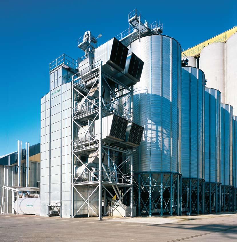 Drying systems for grain and oil seeds. Schmidt-Seeger Eco Dry, Eco Cool, Eco Dry Flex. Proper conservation safeguards the quality and, with it, the value of grain for the producer.