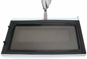 Choke Cover A microwave leakage test must be performed any time a door is removed, replaced, disassembled, or adjusted for any reason.