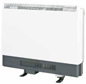 thermostat setting Operates on virtually any tariff and takes better advantage of extended or split tariffs Fanned heating avoids heat stratification Lockable controls cover Negative pressure air