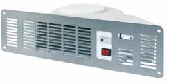 Manual model (white fascia fitted) Plinth fan heaters SolPlinth Choice of 3 models: manual, remote or no controls Each model