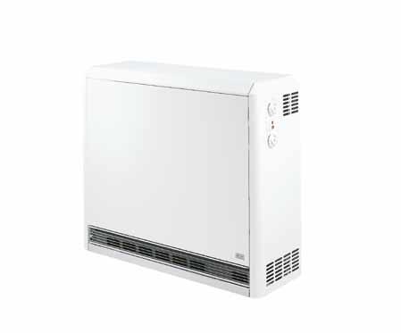 distribution, particularly near ground level Easy to use manual controls for room thermostat and economy charge Single or 3 phase installation capability Optional foot kit - SHF25i (fits all models)