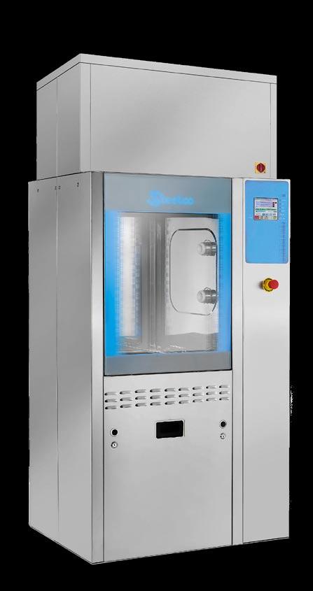 Washer disinfectors > DS 800 3S > A fully automatic large capacity washer disinfector (10 DIN trays) that grants, without affecting the cleaning, disinfection and drying results, the reduction of