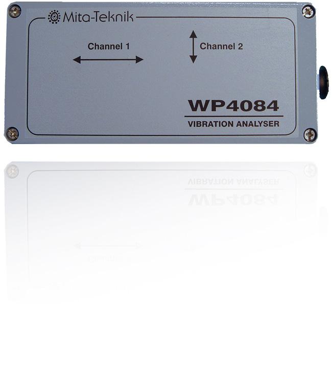 WP4084 Vibration Analyser WP4084 vibration analyser for Surveys vibrations in up to 2 directions Self-test circuit for vibration sensor check RS485 communication Setting of all parameters by using a