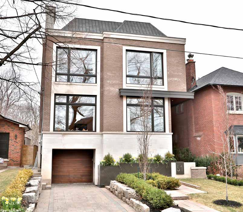 51 WELLAND AVENUE A finely crafted modern home of distinction in highly sought-after Moore Park. This home epitomizes elegance and sophistication, meeting comfort and easy living.