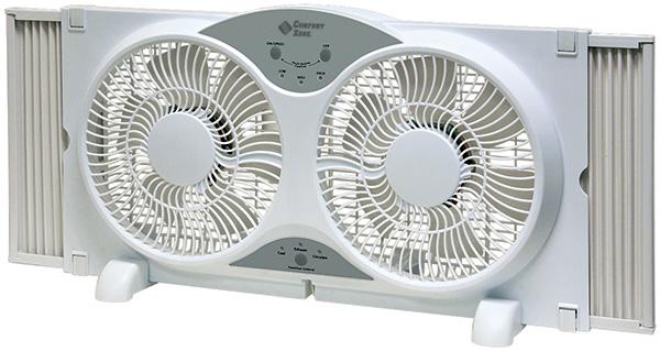 Powered Oscillating Fan 2-in-1 Clip-on