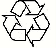 means that the product is made from recycled material. Without a qualifying statement, the symbol can be read as the product is made from 100 percent waste.