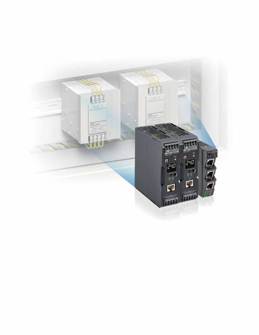 S8VK-X power supplies help promote an innovative style of facility maintenance.