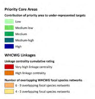 Objective 3.1. Identify priority core areas.