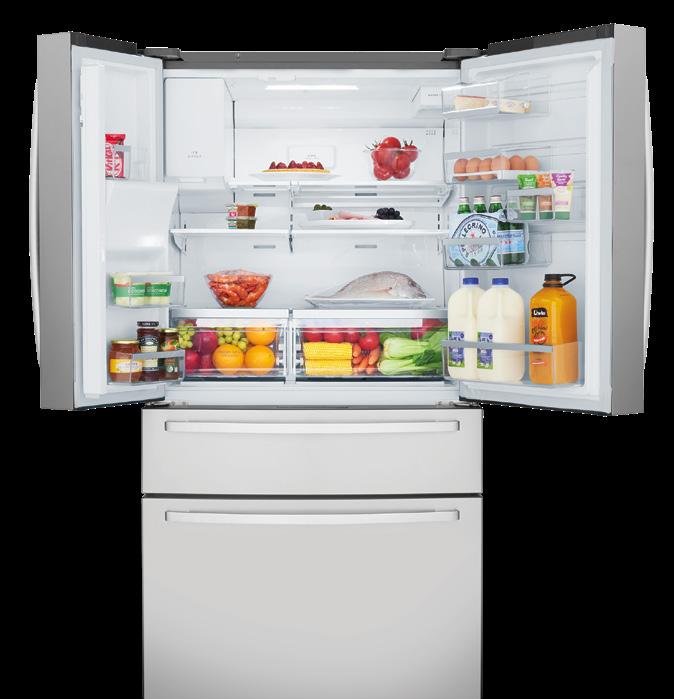 With all the clever features you have come to expect from the Westinghouse family, the new FlexSpace French Door fridge, offers a family