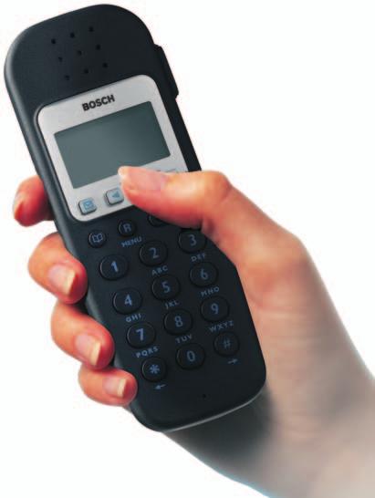 The DECT6000 handset can be used like a standard telephone, with full functionality including external dialing, address book and all analog PABX functions (e.g. call transfer).