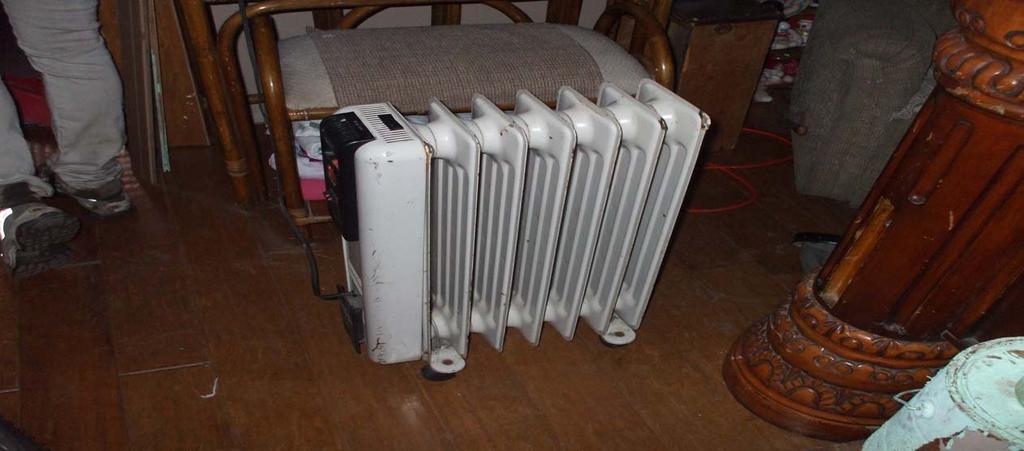 6) Lack of adequate heating, (b.
