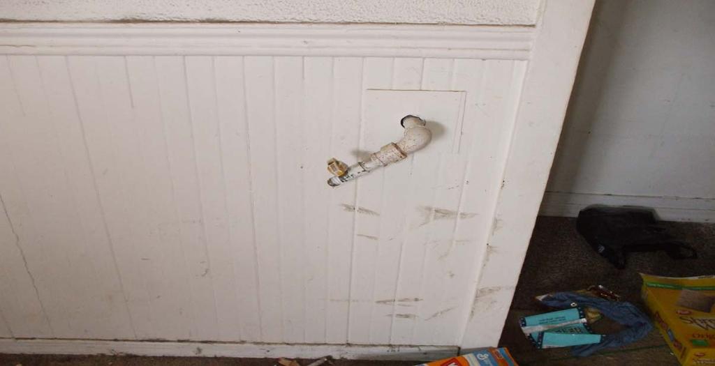 PHOTO 20: Cabin 6 No heat and kitchen: Violation of the San Joaquin County Ordinance Code