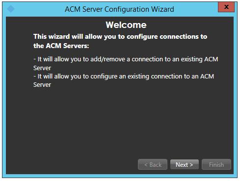 the ACM Server package was